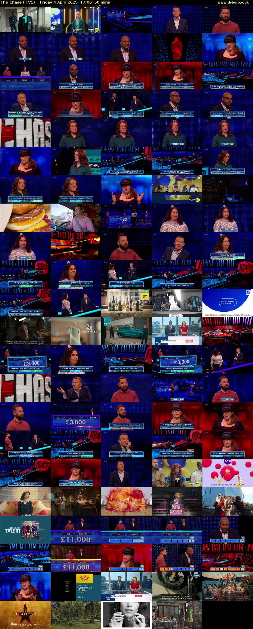 The Chase (ITV1) Friday 4 April 2025 17:00 - 18:00