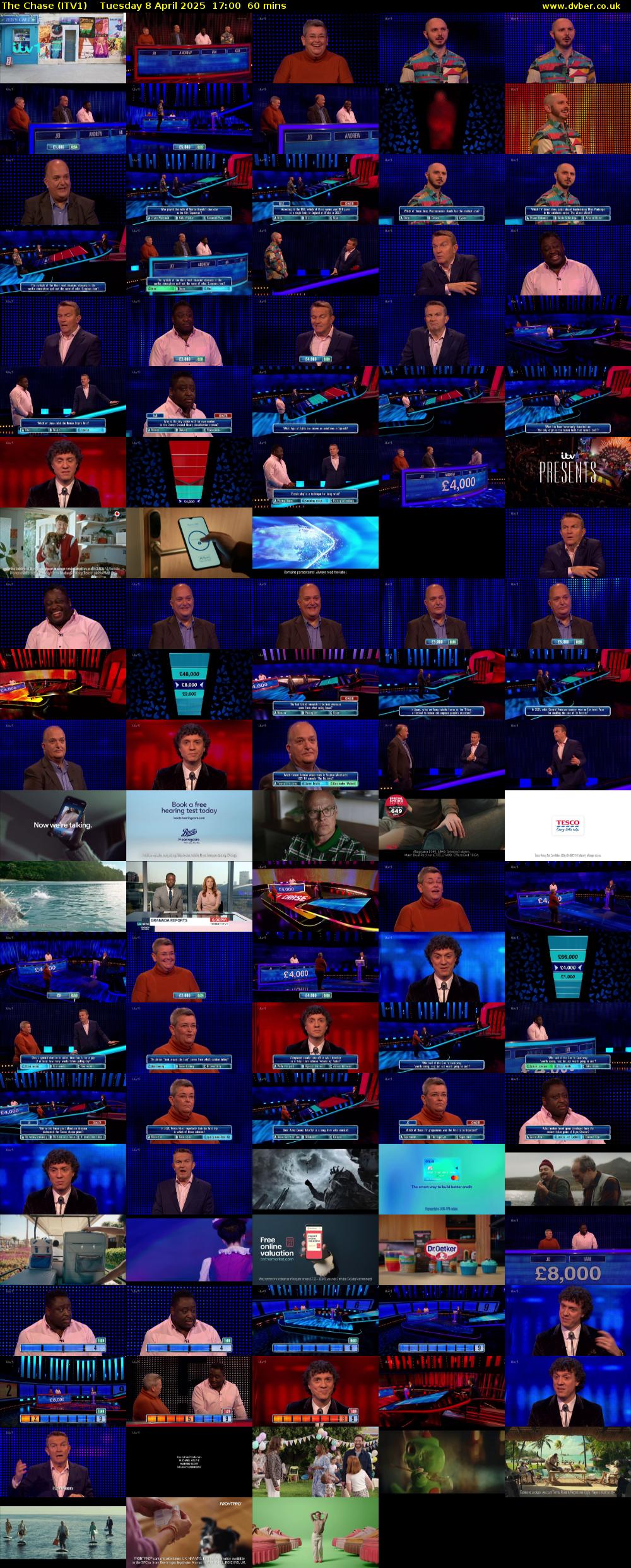 The Chase (ITV1) Tuesday 8 April 2025 17:00 - 18:00