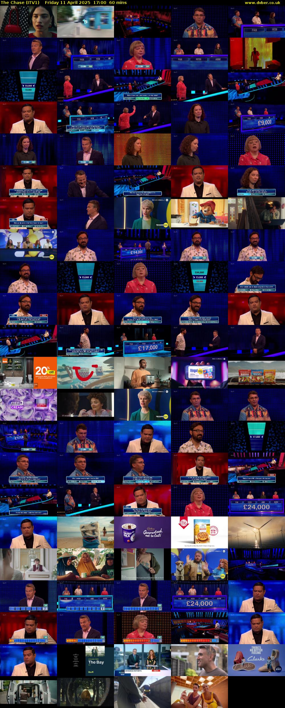 The Chase (ITV1) Friday 11 April 2025 17:00 - 18:00
