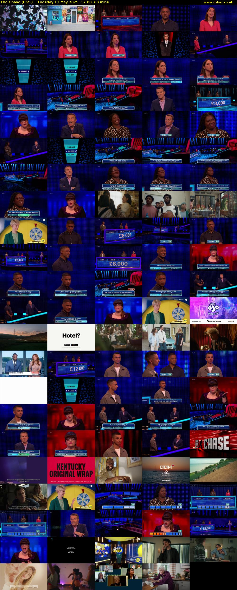 The Chase (ITV1) Tuesday 13 May 2025 17:00 - 18:00