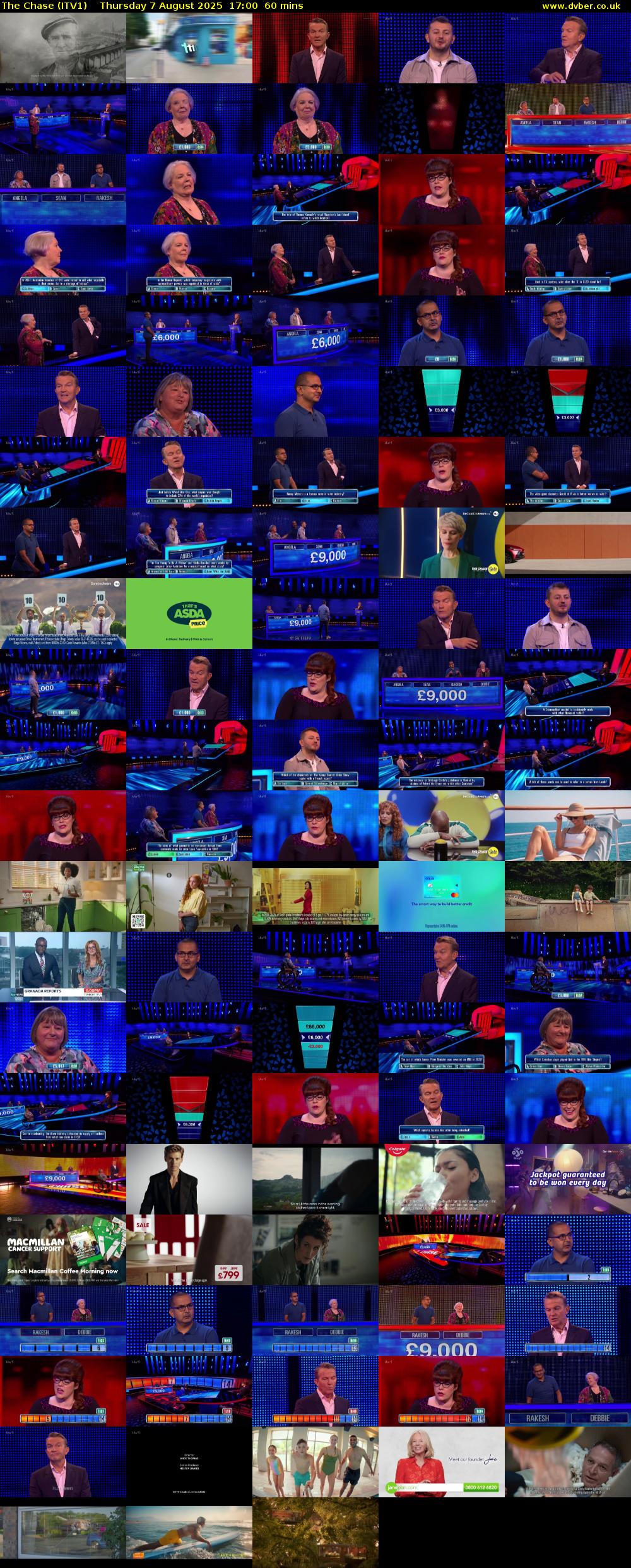 The Chase (ITV1) Thursday 7 August 2025 17:00 - 18:00