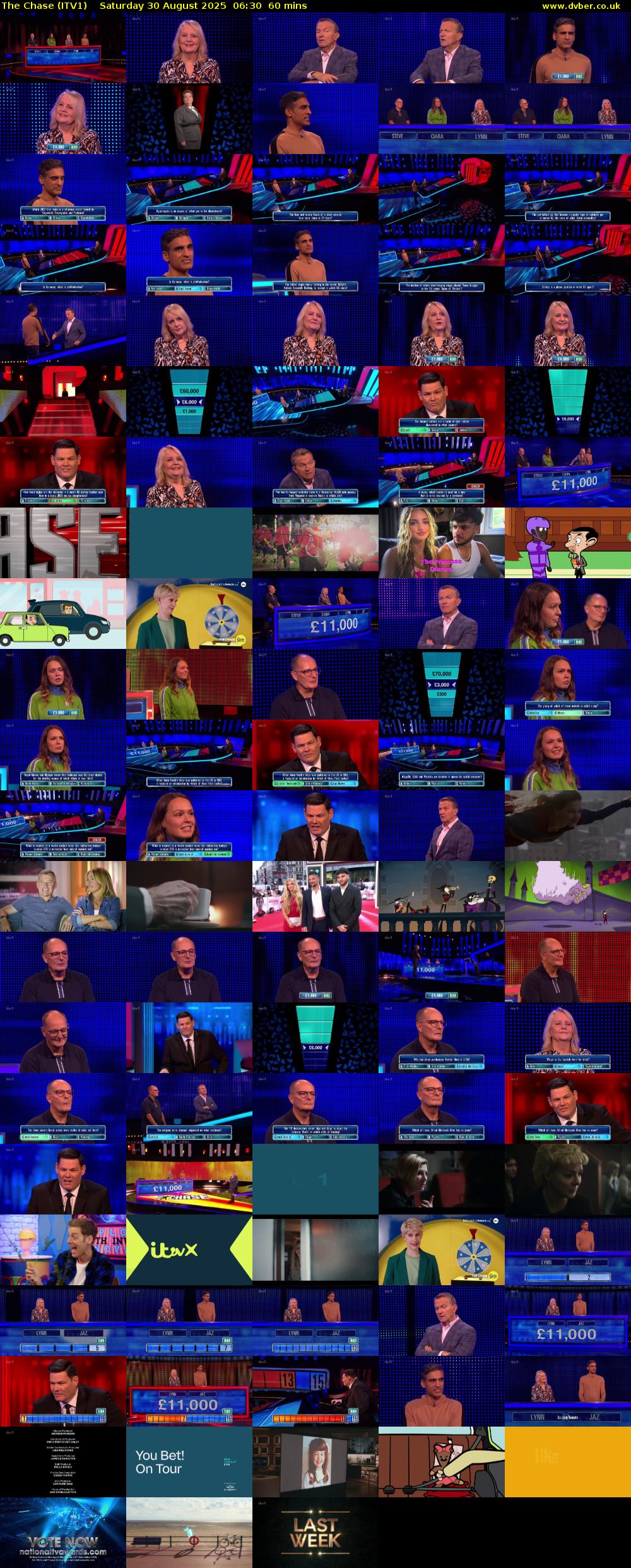 The Chase (ITV1) Saturday 30 August 2025 06:30 - 07:30