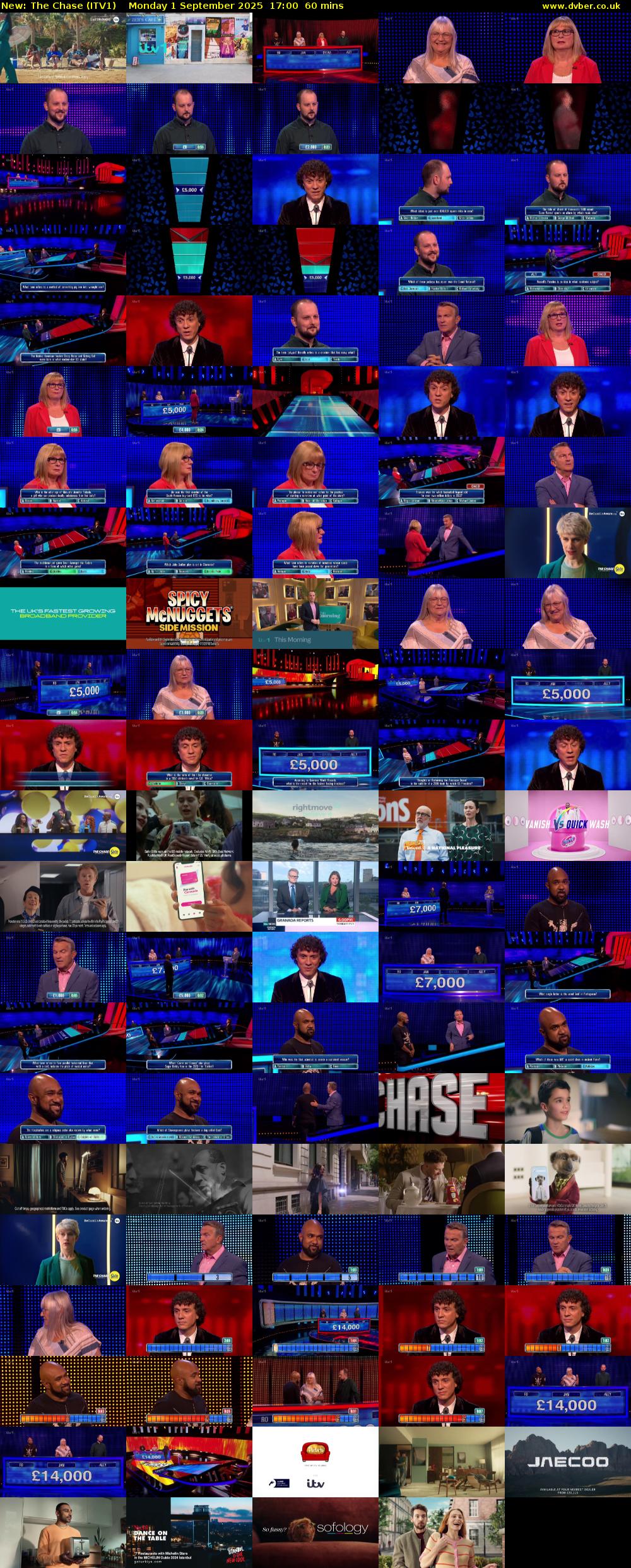 The Chase (ITV1) Monday 1 September 2025 17:00 - 18:00