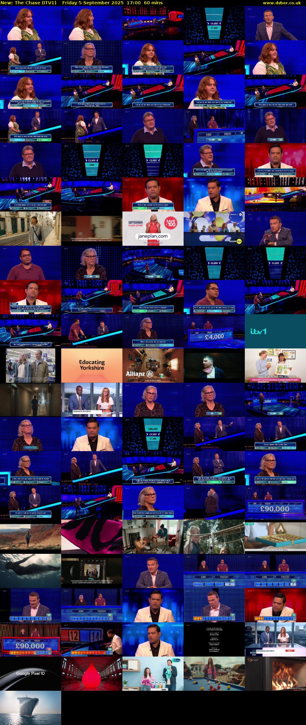 The Chase (ITV1) Friday 5 September 2025 17:00 - 18:00