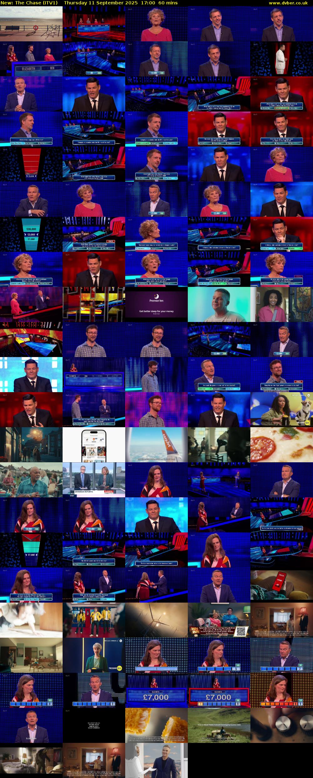 The Chase (ITV1) Thursday 11 September 2025 17:00 - 18:00