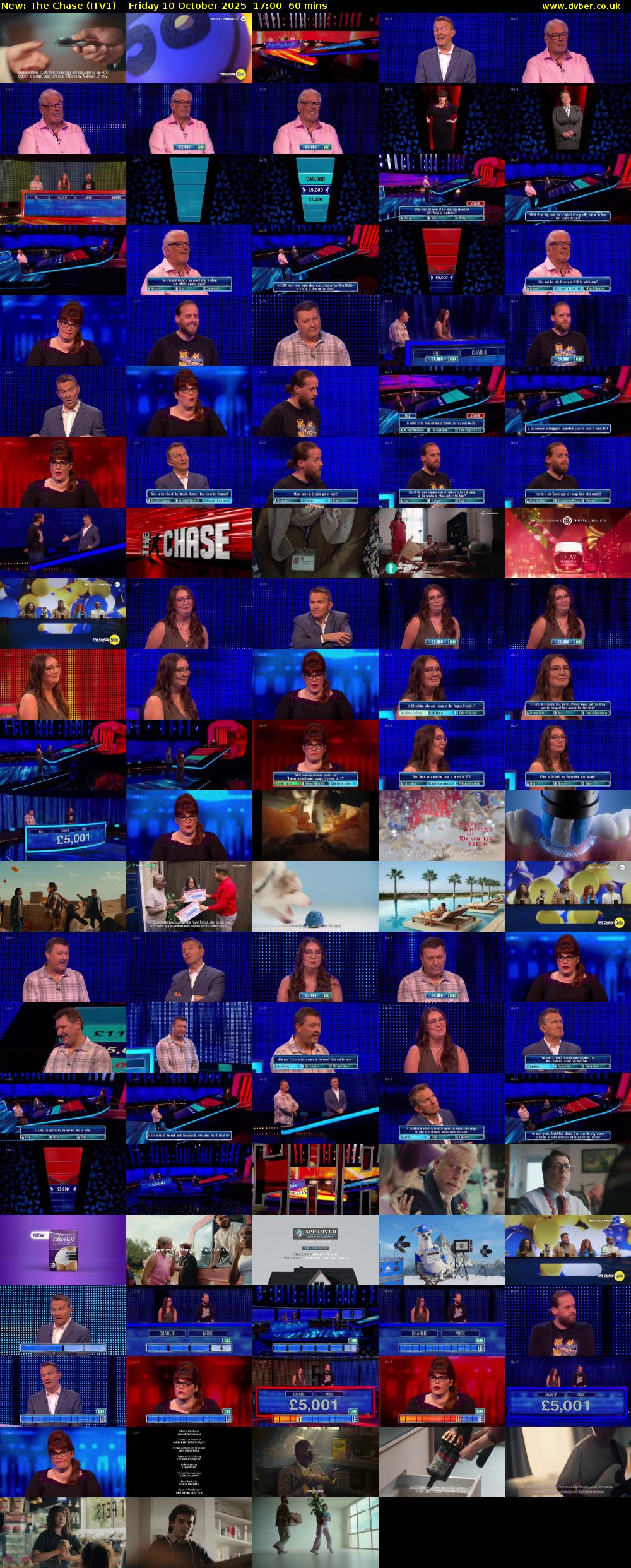 The Chase (ITV1) Friday 10 October 2025 17:00 - 18:00