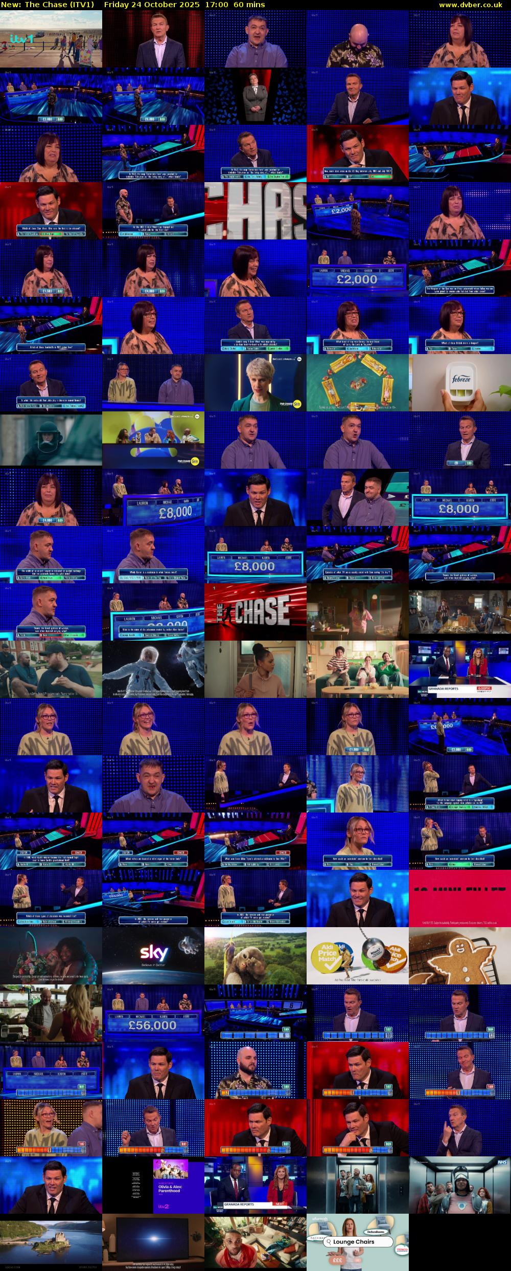 The Chase (ITV1) Friday 24 October 2025 17:00 - 18:00