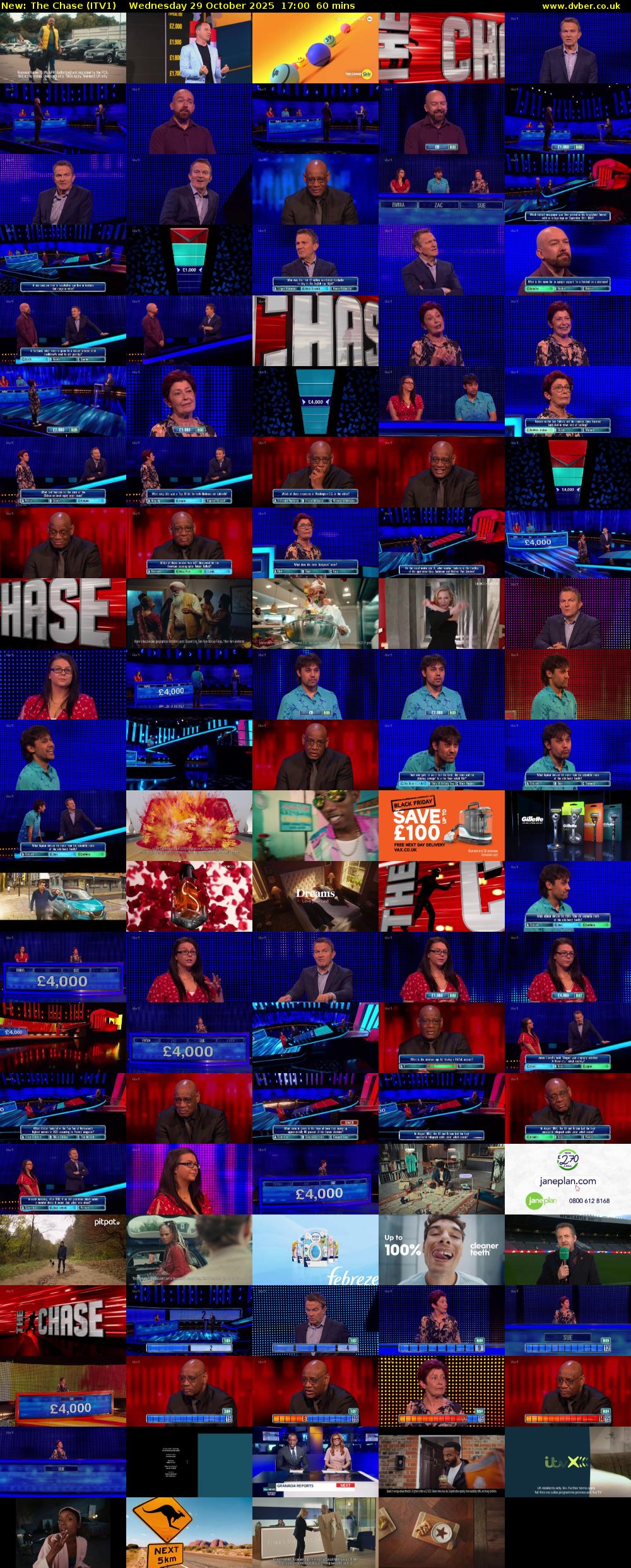 The Chase (ITV1) Wednesday 29 October 2025 17:00 - 18:00