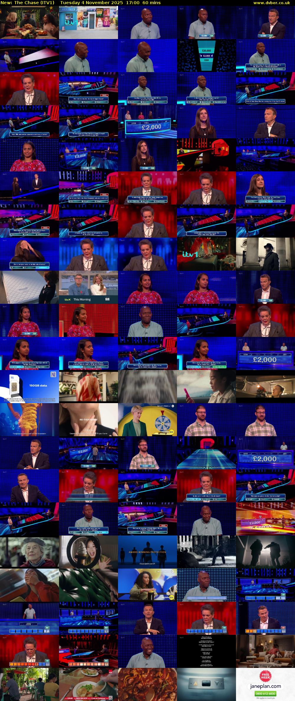 The Chase (ITV1) Tuesday 4 November 2025 17:00 - 18:00