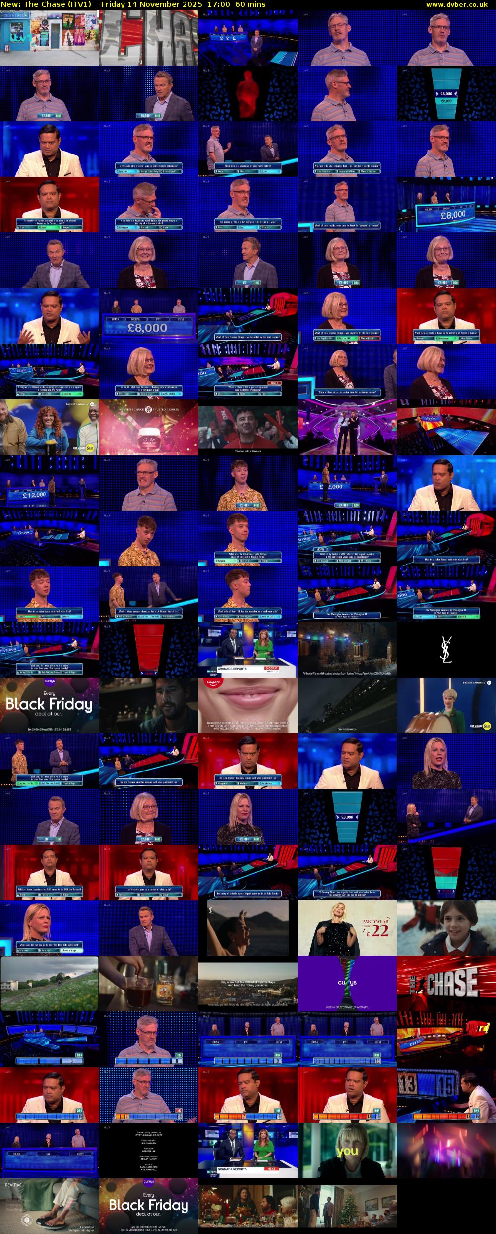 The Chase (ITV1) Friday 14 November 2025 17:00 - 18:00