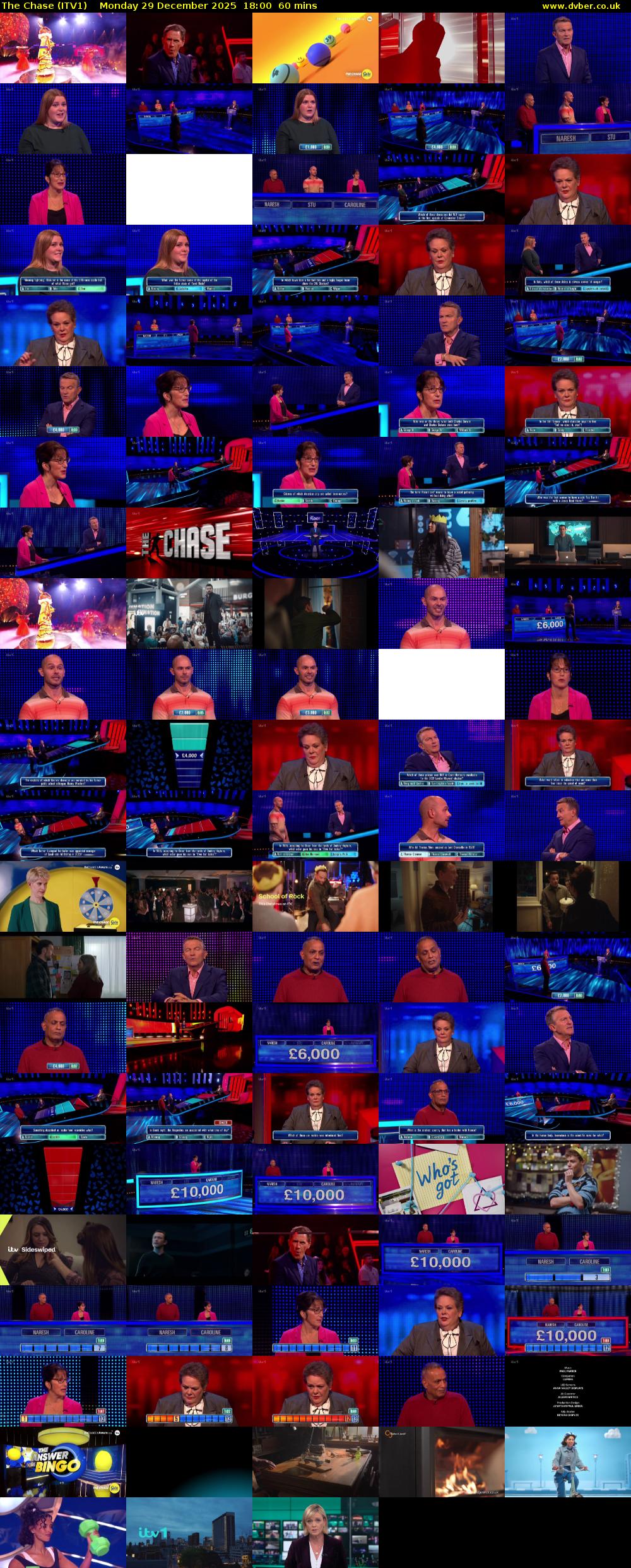 The Chase (ITV1) Monday 29 December 2025 18:00 - 19:00