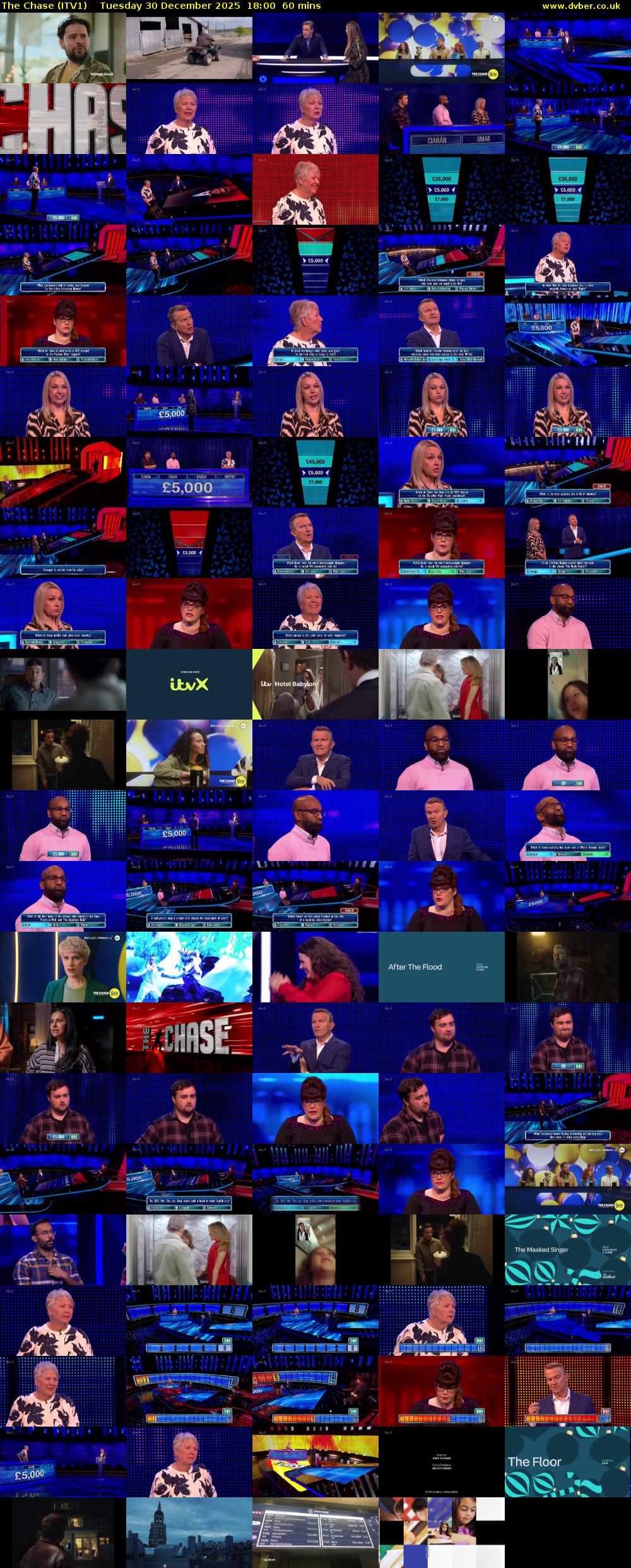 The Chase (ITV1) Tuesday 30 December 2025 18:00 - 19:00