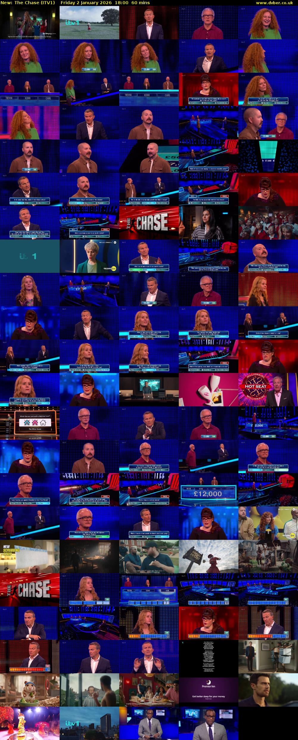 The Chase (ITV1) Friday 2 January 2026 18:00 - 19:00