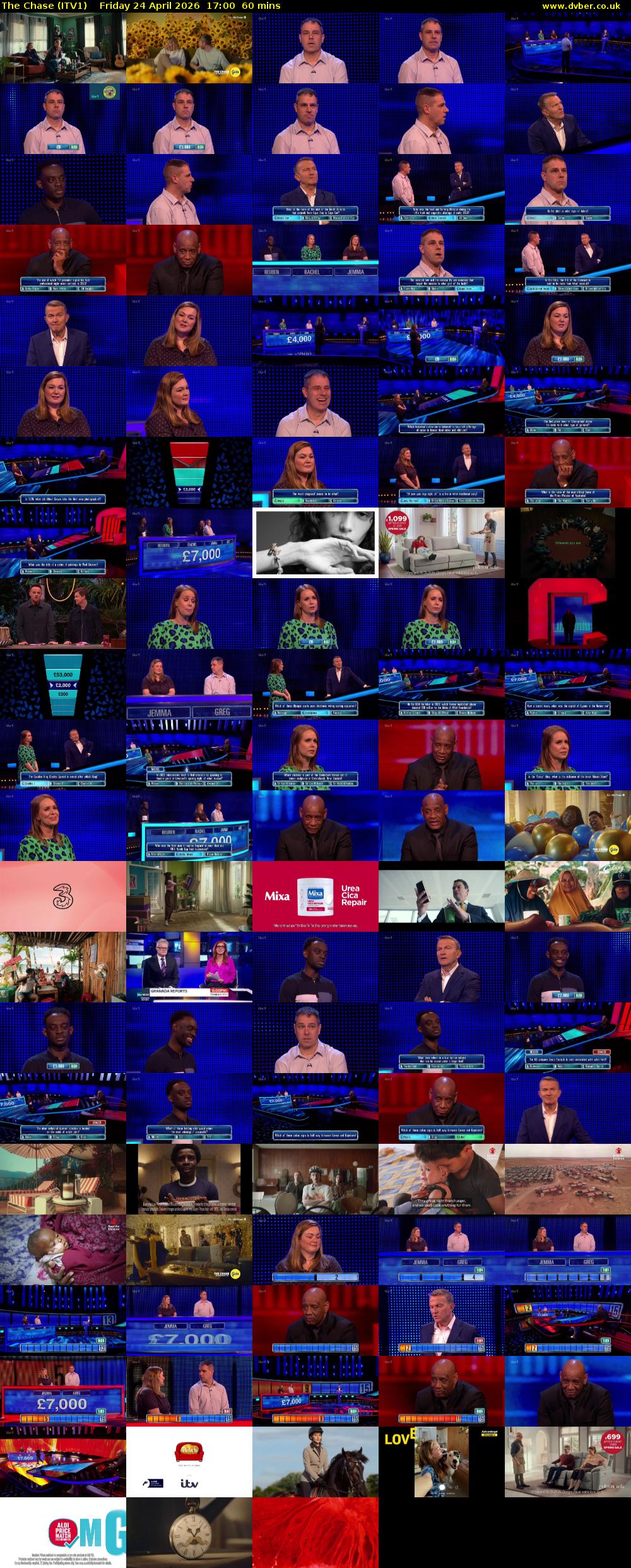 The Chase (ITV1) Friday 24 April 2026 17:00 - 18:00