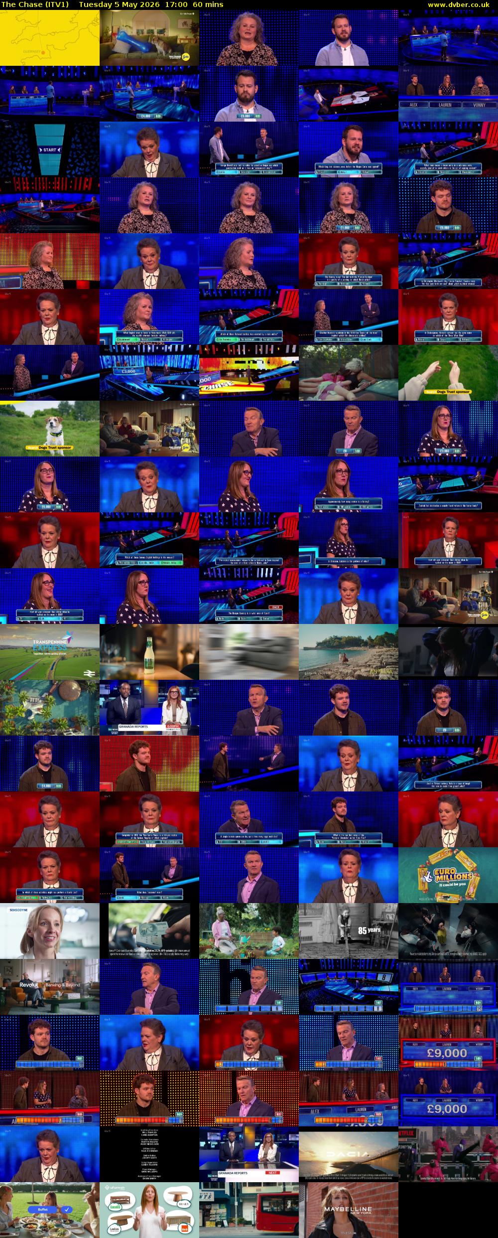 The Chase (ITV1) Tuesday 5 May 2026 17:00 - 18:00