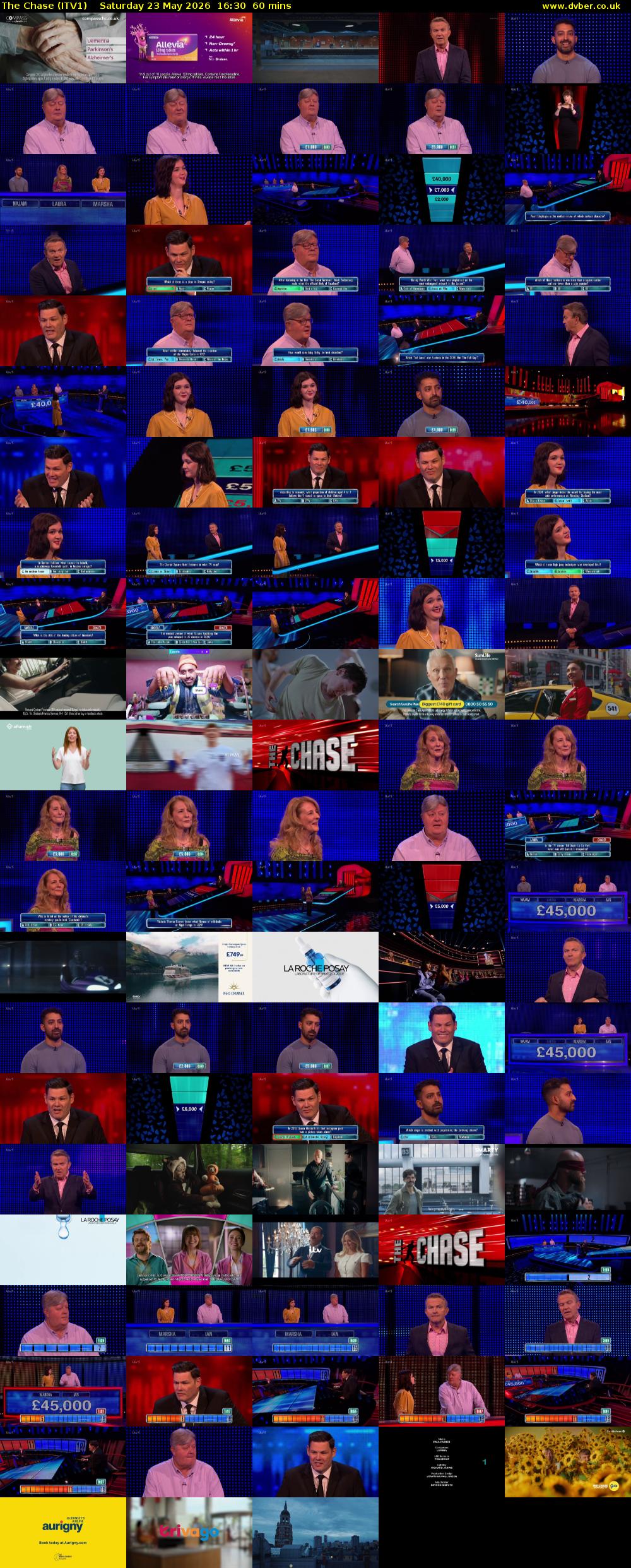 The Chase (ITV1) Saturday 23 May 2026 16:30 - 17:30