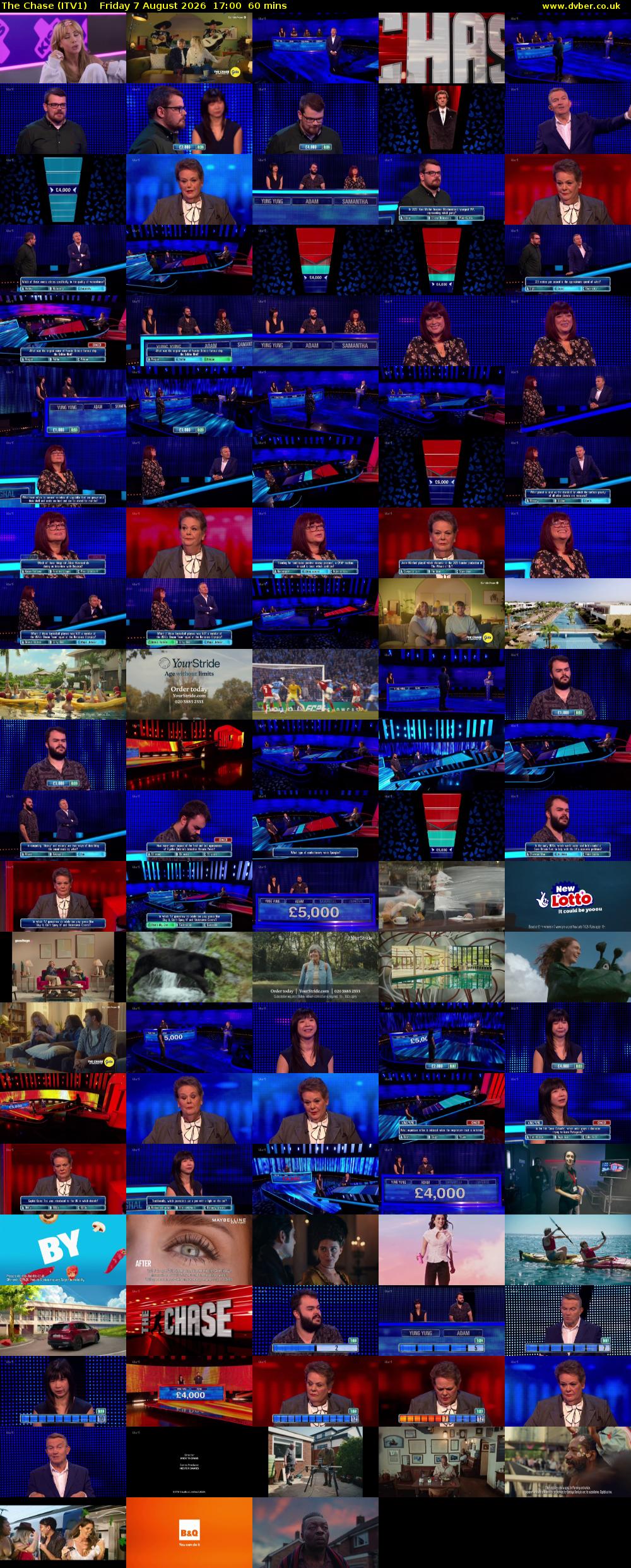 The Chase (ITV1) Friday 7 August 2026 17:00 - 18:00