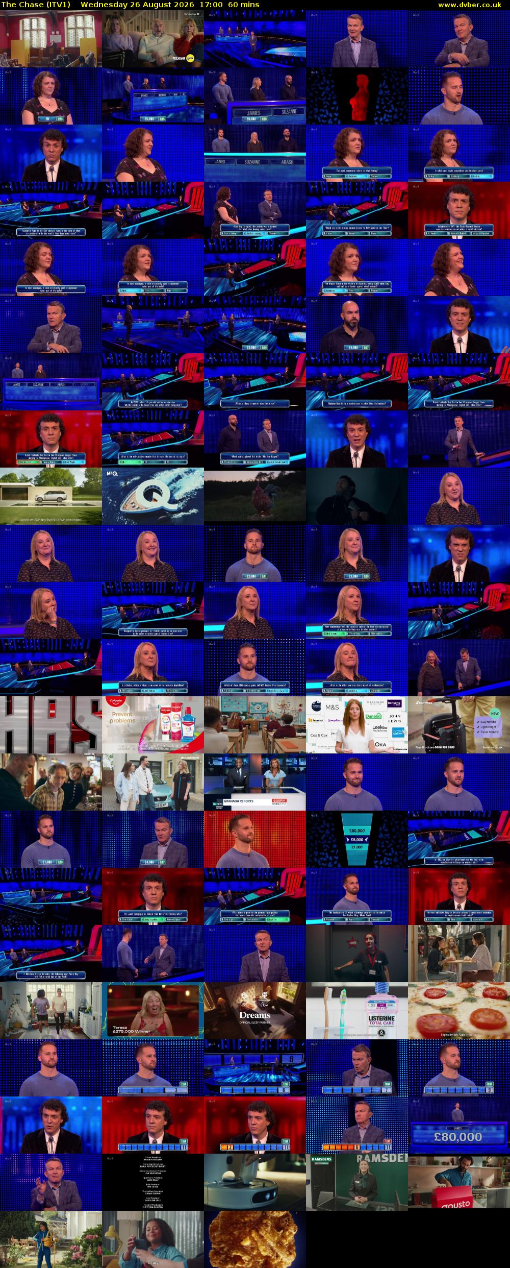 The Chase (ITV1) Wednesday 26 August 2026 17:00 - 18:00