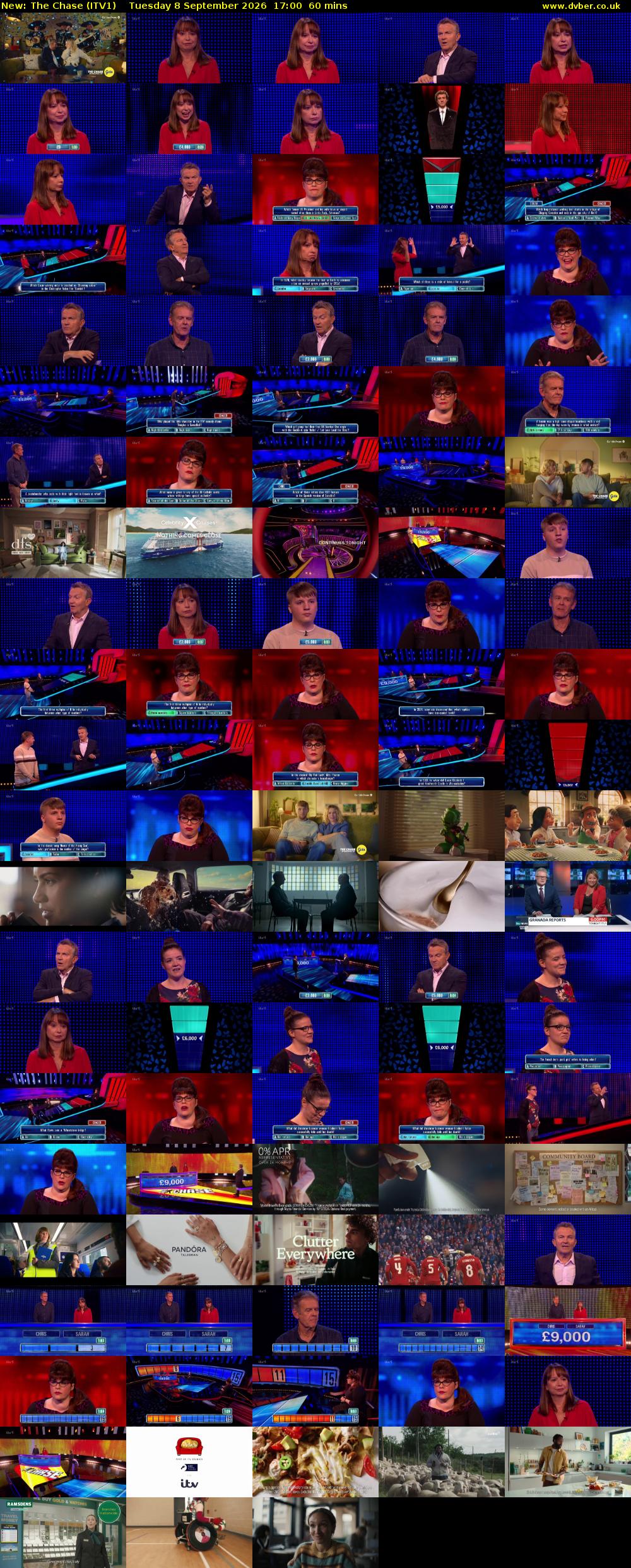 The Chase (ITV1) Tuesday 8 September 2026 17:00 - 18:00