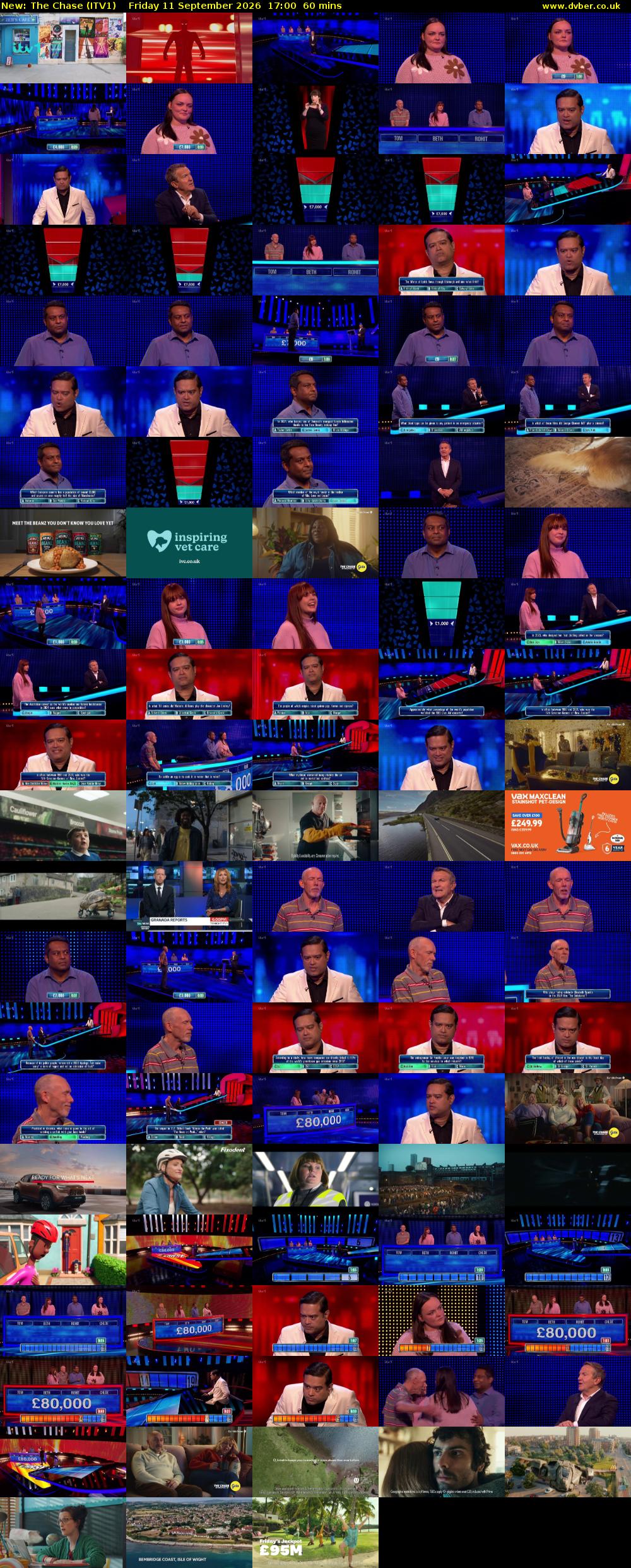 The Chase (ITV1) Friday 11 September 2026 17:00 - 18:00