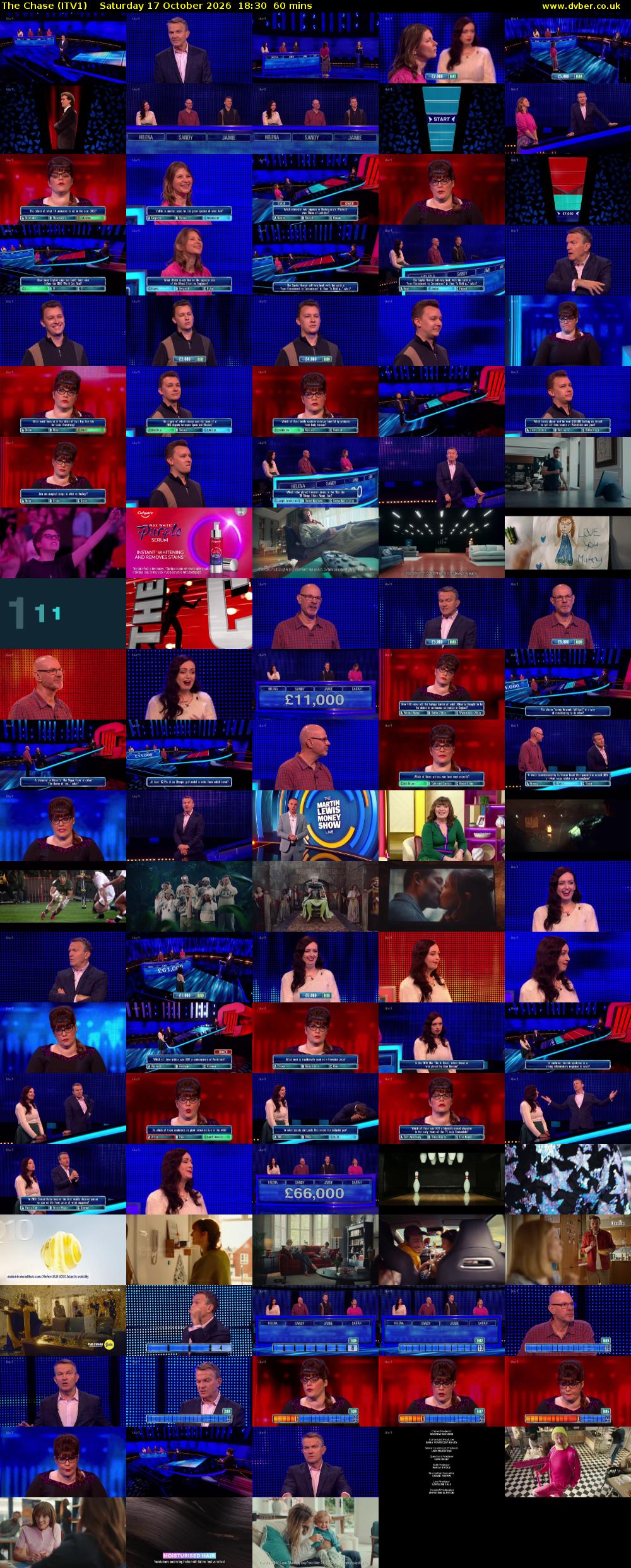 The Chase (ITV1) Saturday 17 October 2026 18:30 - 19:30