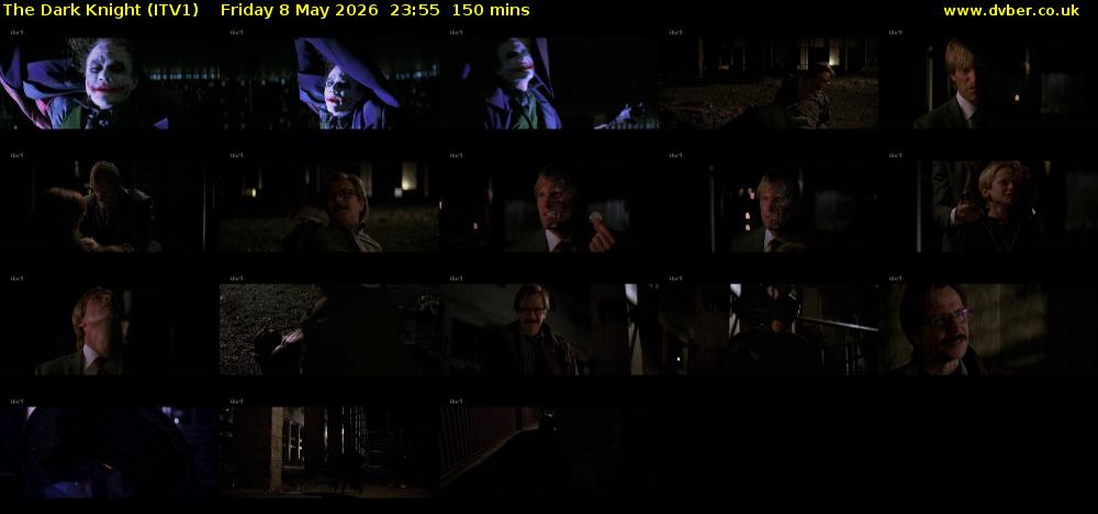 The Dark Knight (ITV1) Friday 8 May 2026 23:55 - 02:25