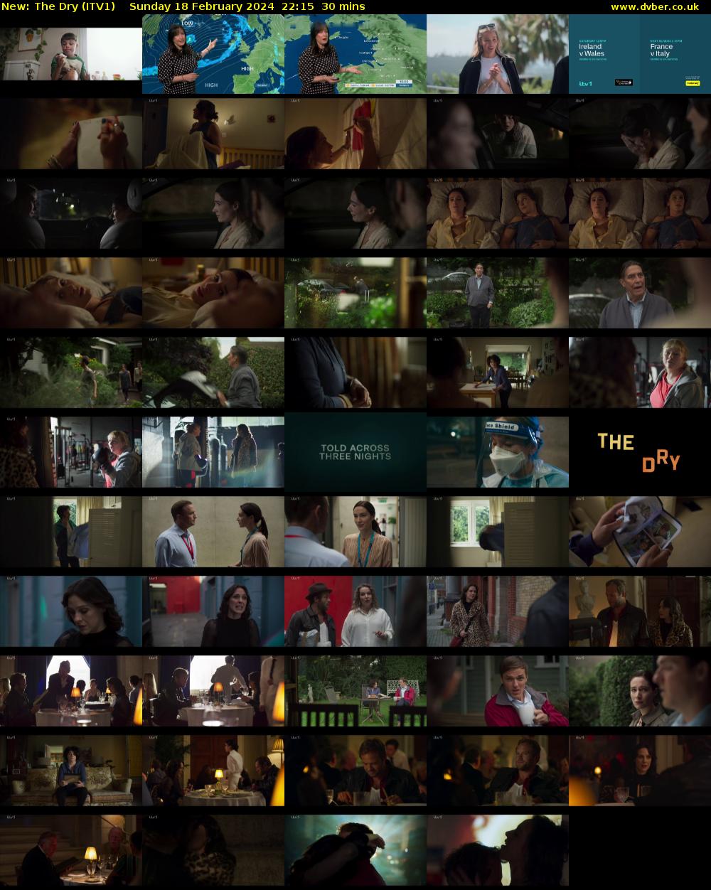 The Dry (ITV1) Sunday 18 February 2024 22:15 - 22:45