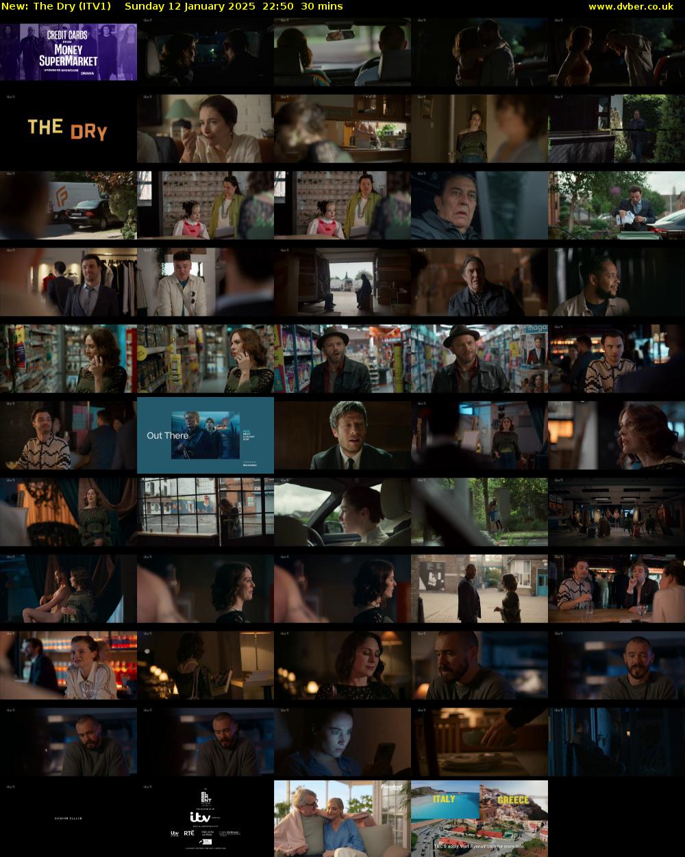 The Dry (ITV1) Sunday 12 January 2025 22:50 - 23:20