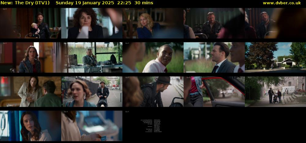 The Dry (ITV1) Sunday 19 January 2025 22:25 - 22:55