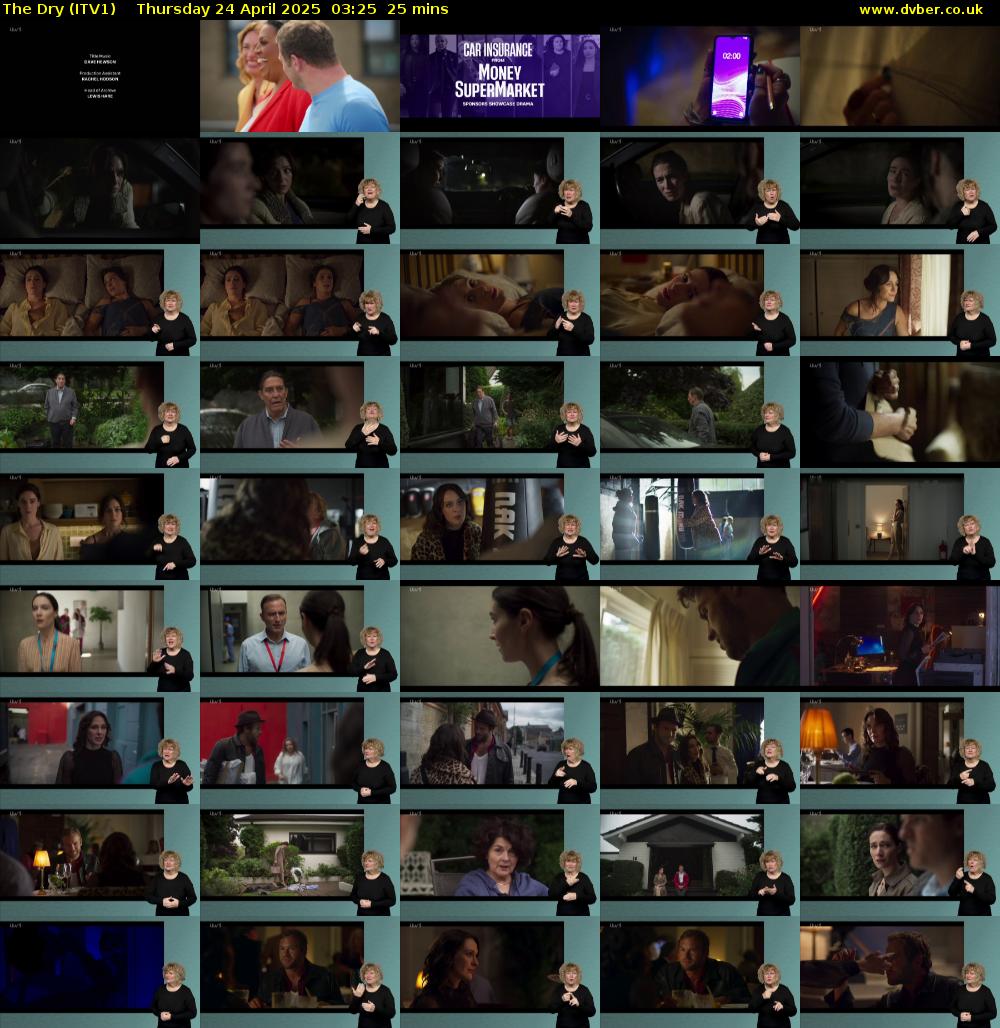 The Dry (ITV1) Thursday 24 April 2025 03:25 - 03:50