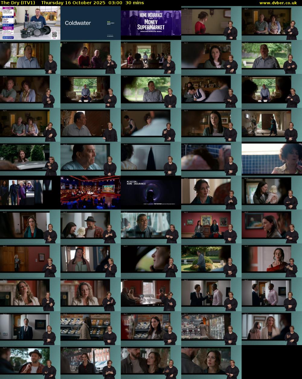 The Dry (ITV1) Thursday 16 October 2025 03:00 - 03:30