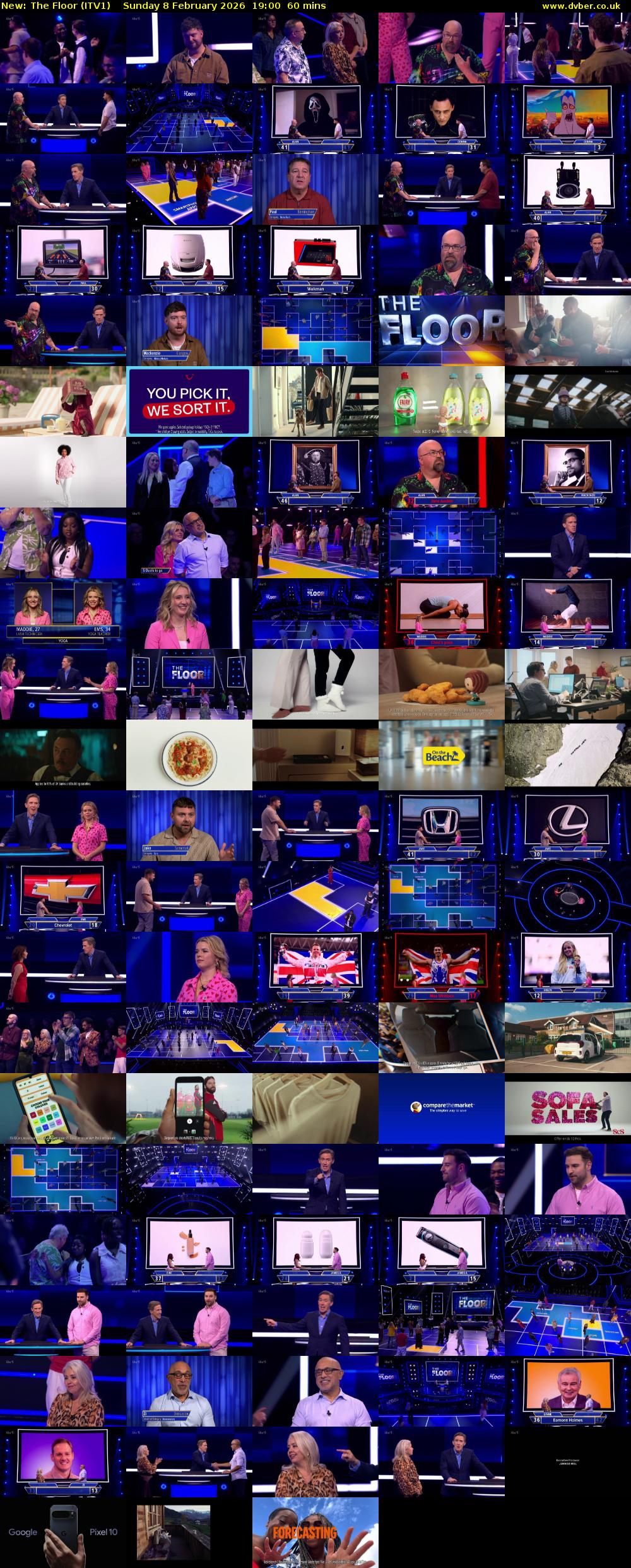 The Floor (ITV1) Sunday 8 February 2026 19:00 - 20:00
