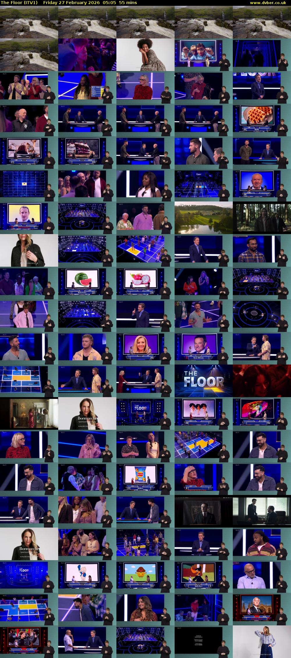 The Floor (ITV1) Friday 27 February 2026 05:05 - 06:00