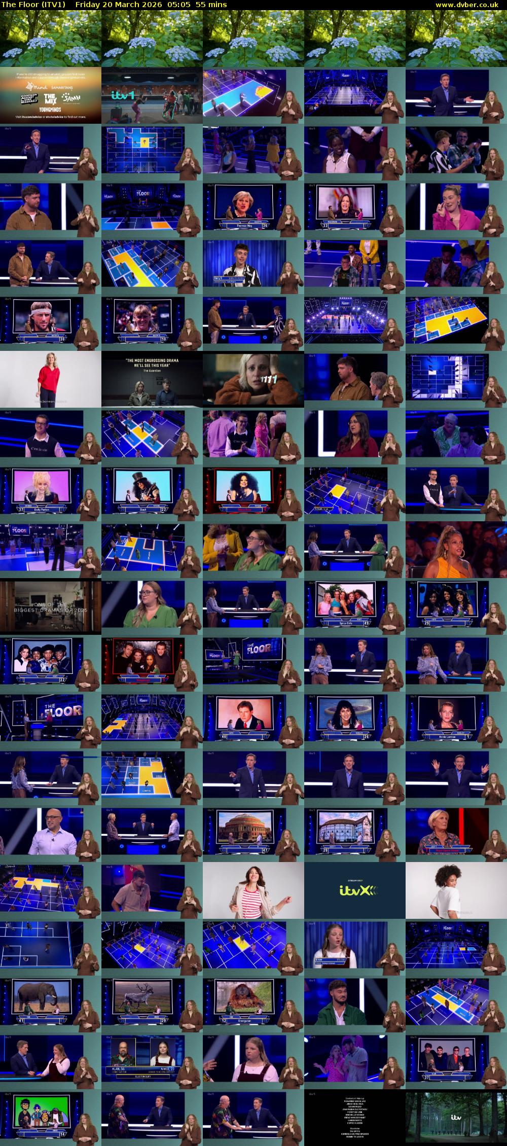 The Floor (ITV1) Friday 20 March 2026 05:05 - 06:00