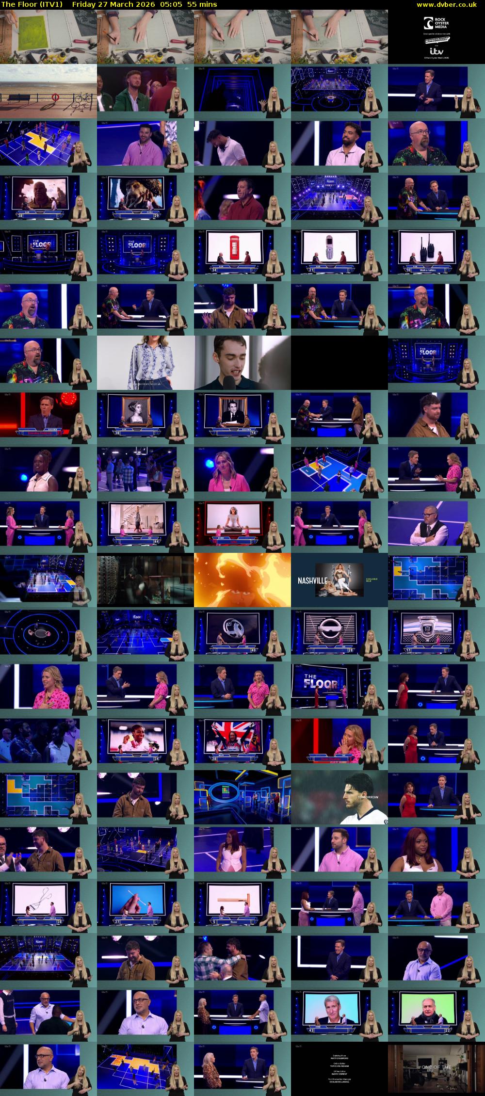 The Floor (ITV1) Friday 27 March 2026 05:05 - 06:00