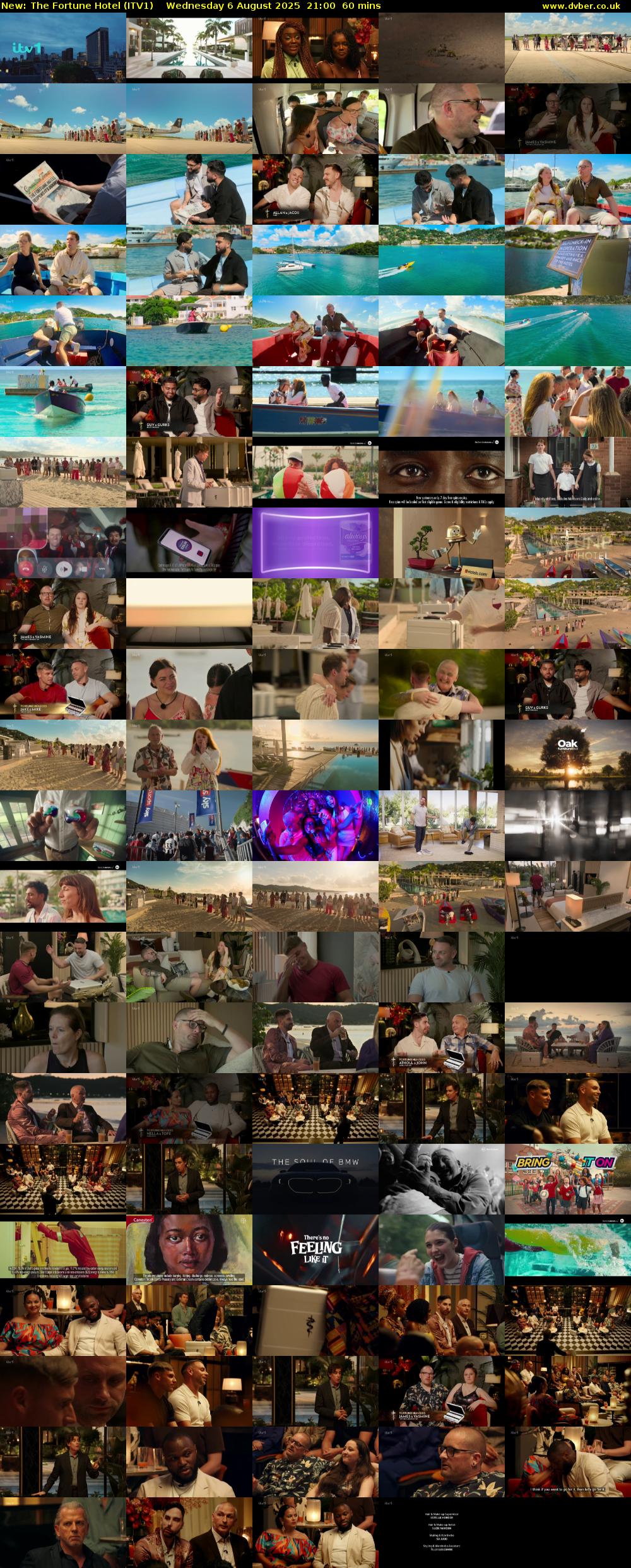 The Fortune Hotel (ITV1) Wednesday 6 August 2025 21:00 - 22:00