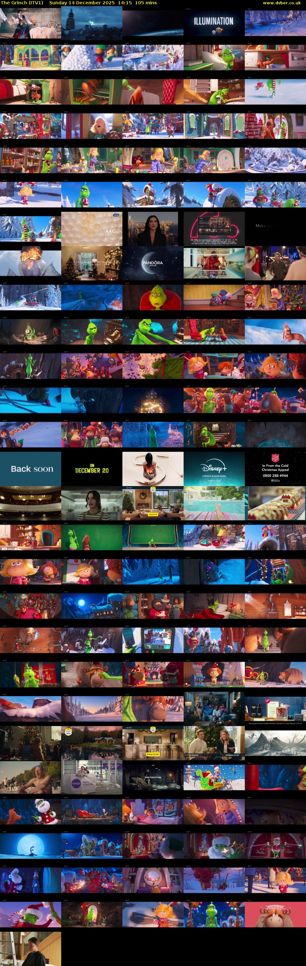The Grinch (ITV1) Sunday 14 December 2025 14:15 - 16:00