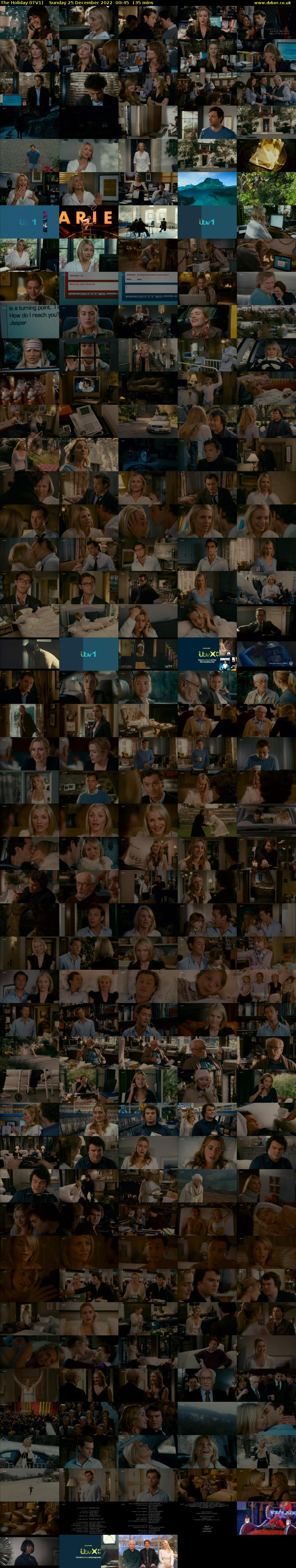 The Holiday (ITV1) Sunday 25 December 2022 00:45 - 03:00