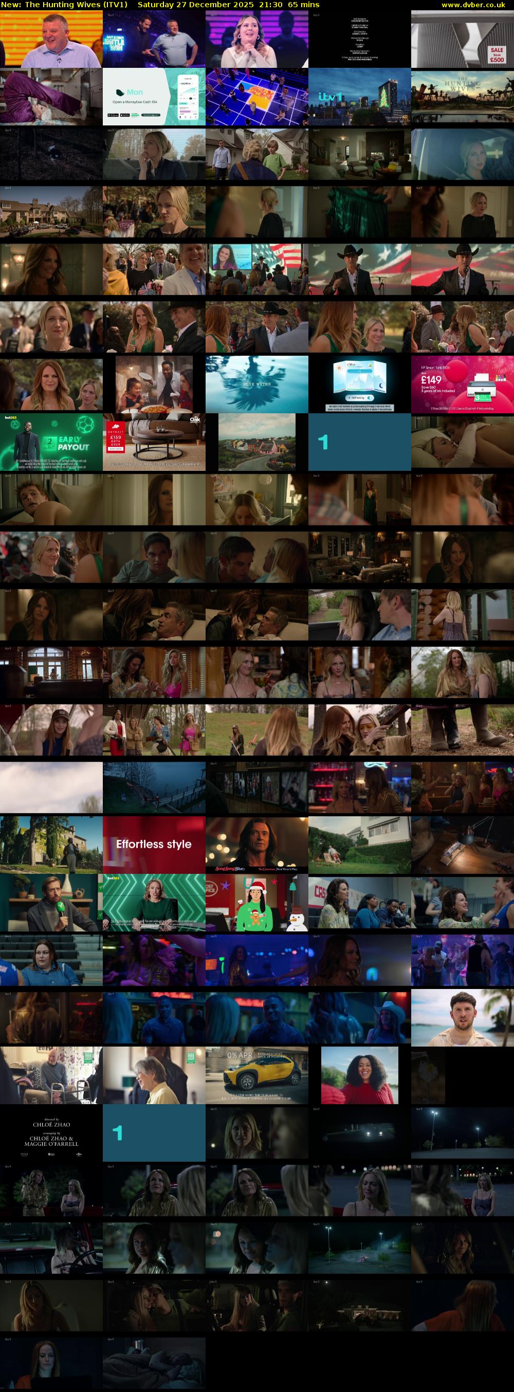 The Hunting Wives (ITV1) Saturday 27 December 2025 21:30 - 22:35