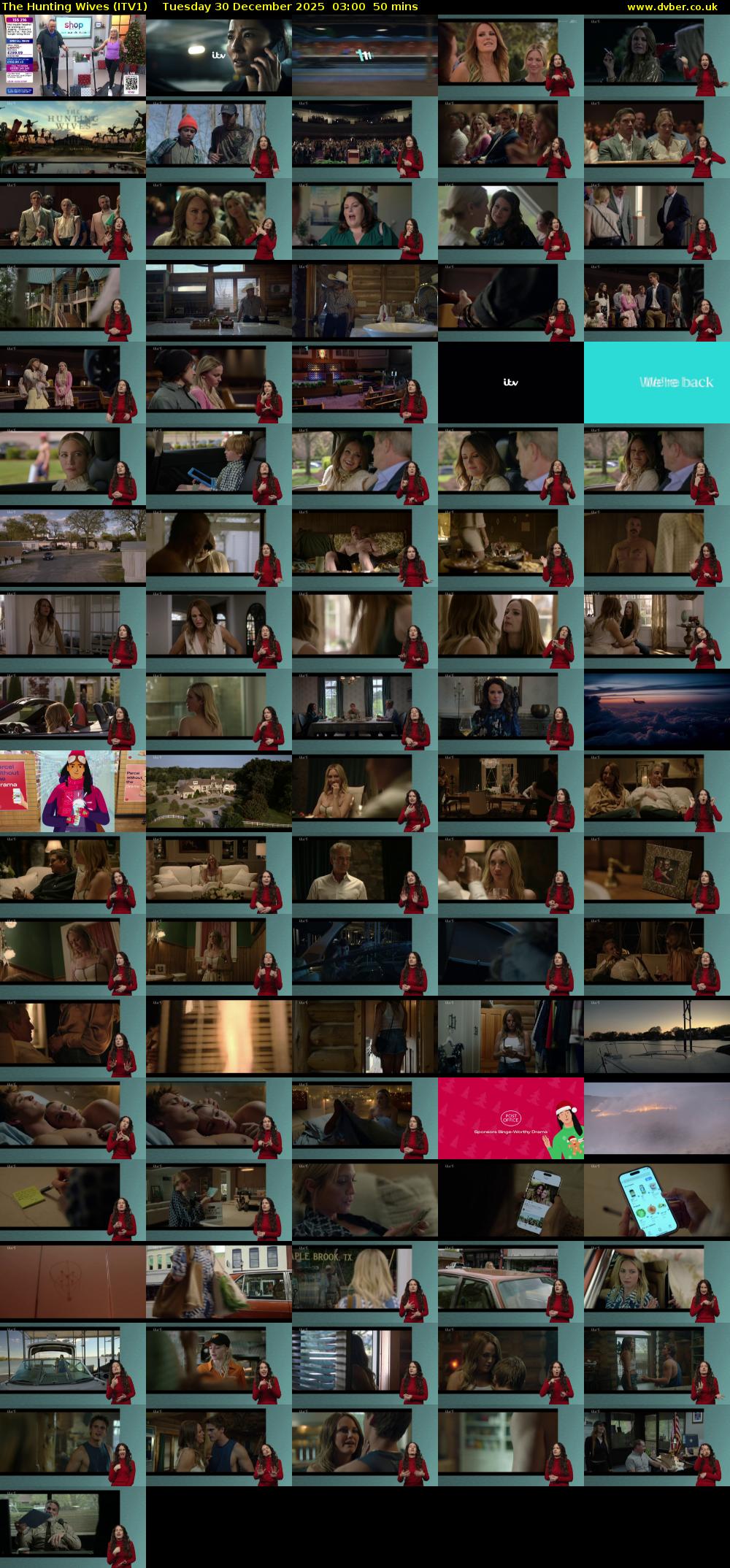 The Hunting Wives (ITV1) Tuesday 30 December 2025 03:00 - 03:50