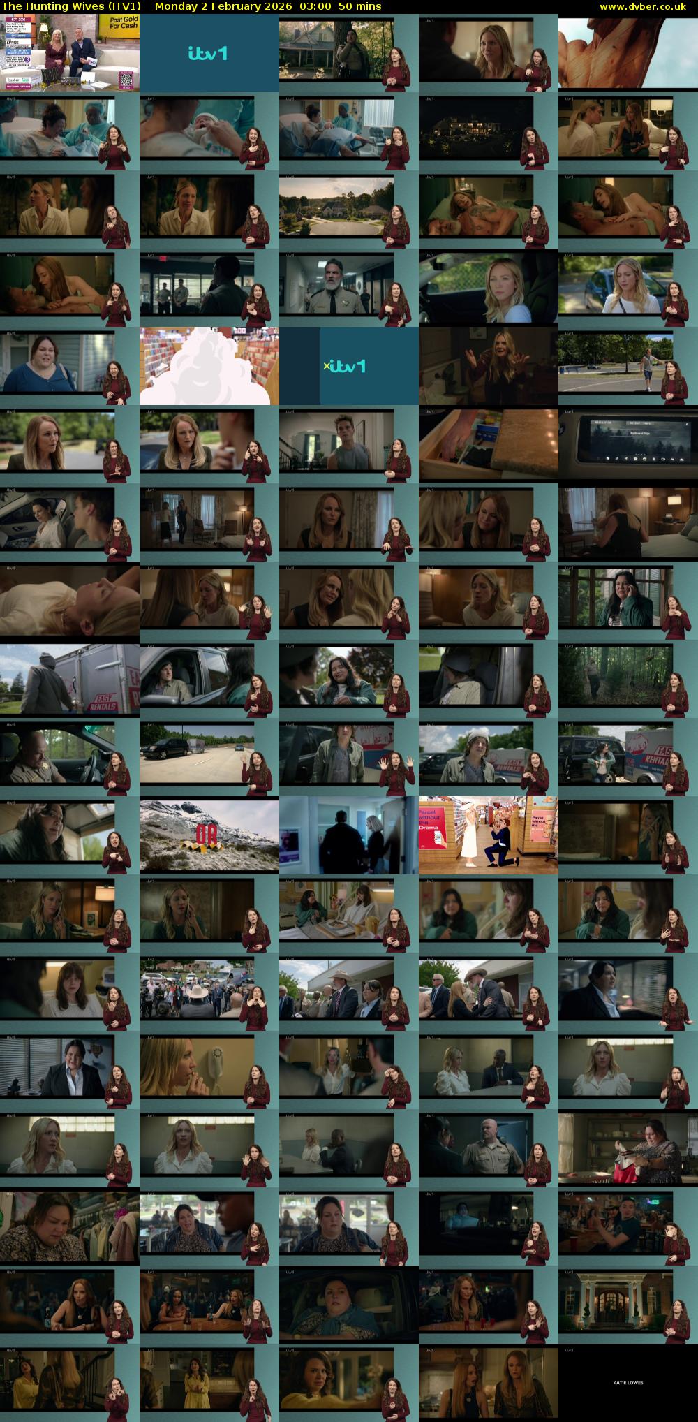 The Hunting Wives (ITV1) Monday 2 February 2026 03:00 - 03:50