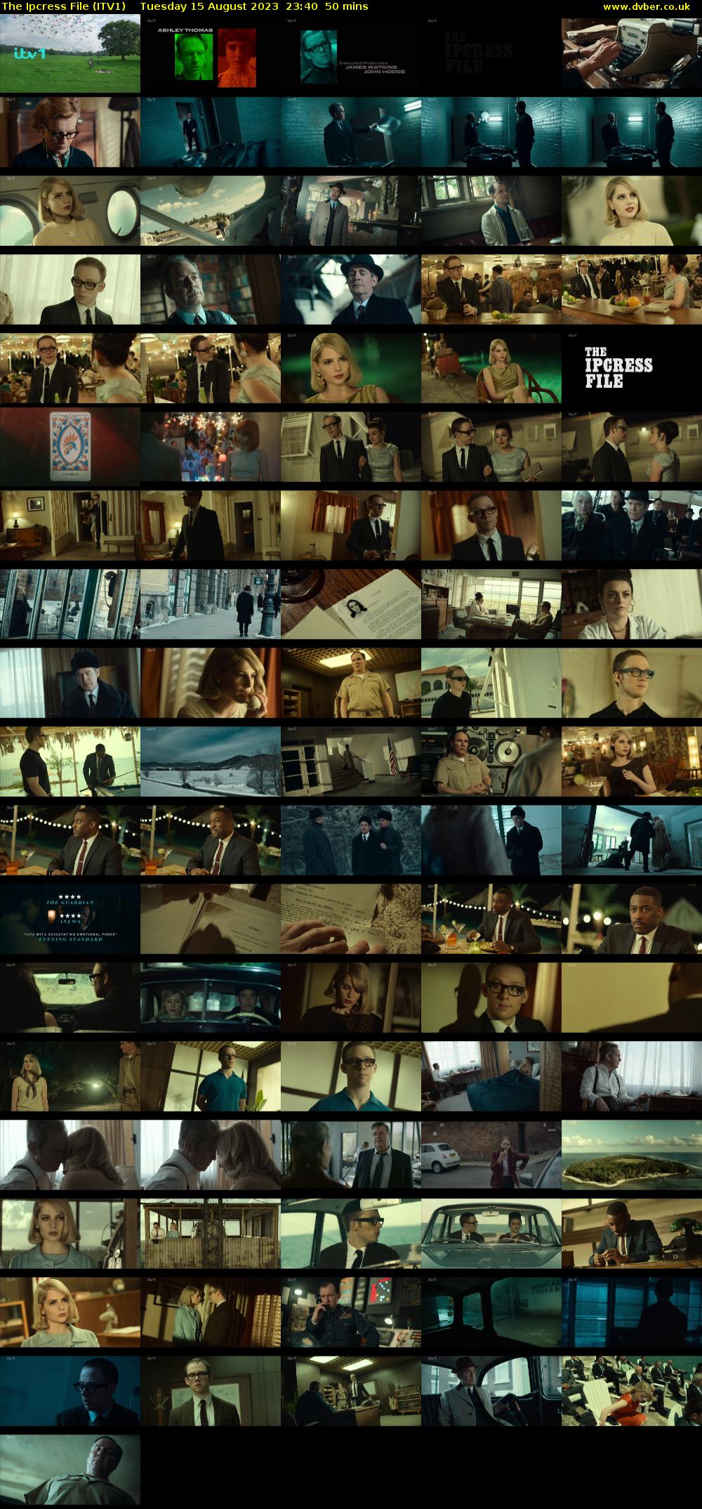 The Ipcress File (ITV1) Tuesday 15 August 2023 23:40 - 00:30