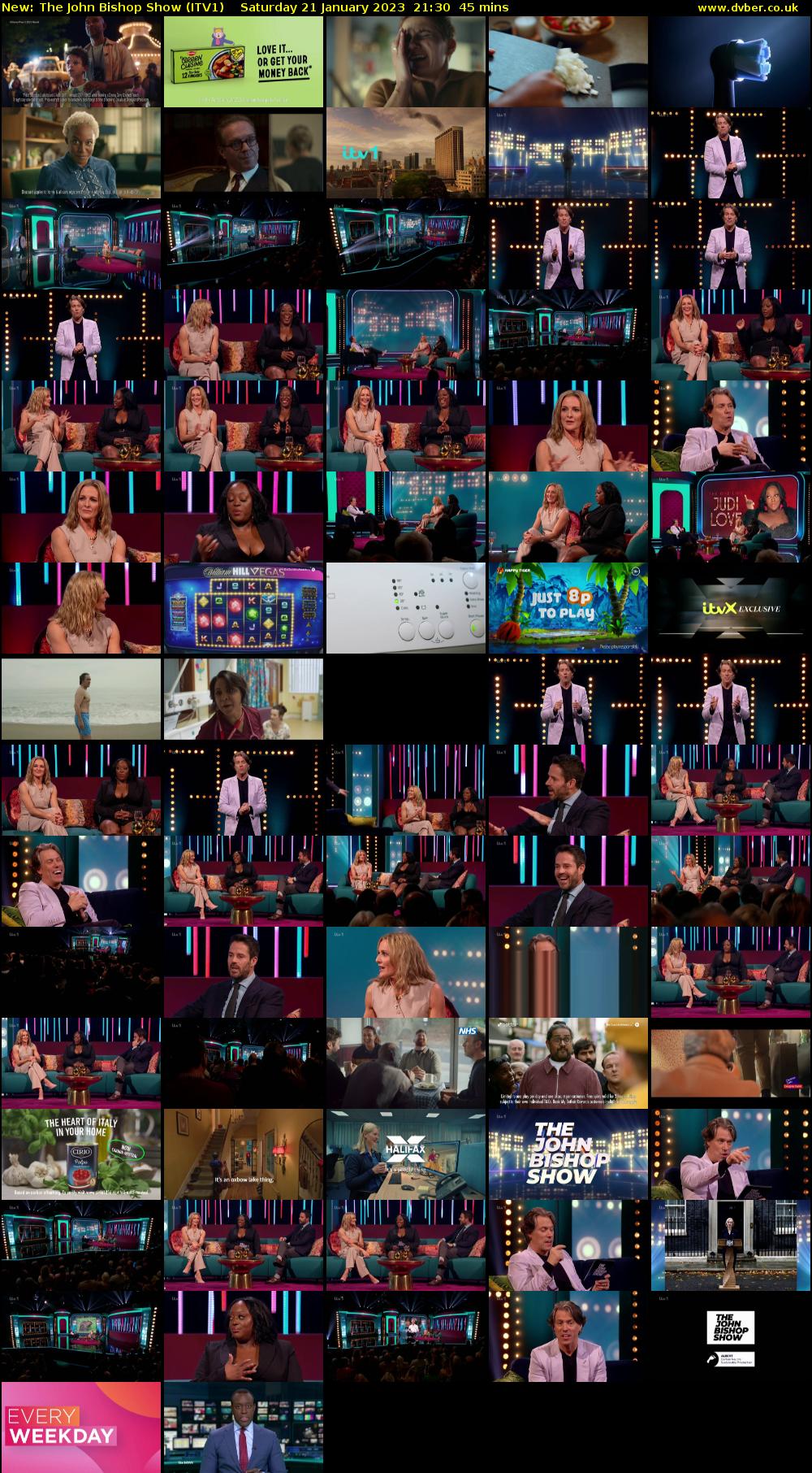 The John Bishop Show (ITV1) Saturday 21 January 2023 21:30 - 22:15