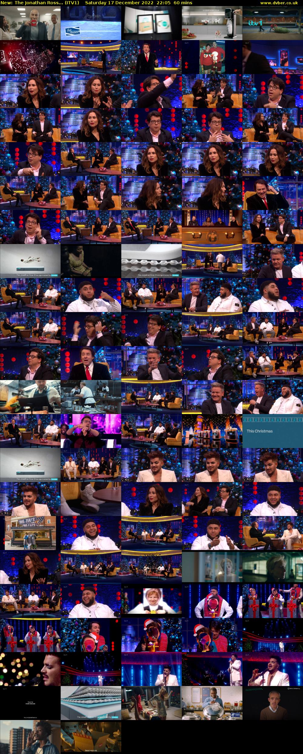 The Jonathan Ross... (ITV1) Saturday 17 December 2022 22:05 - 23:05
