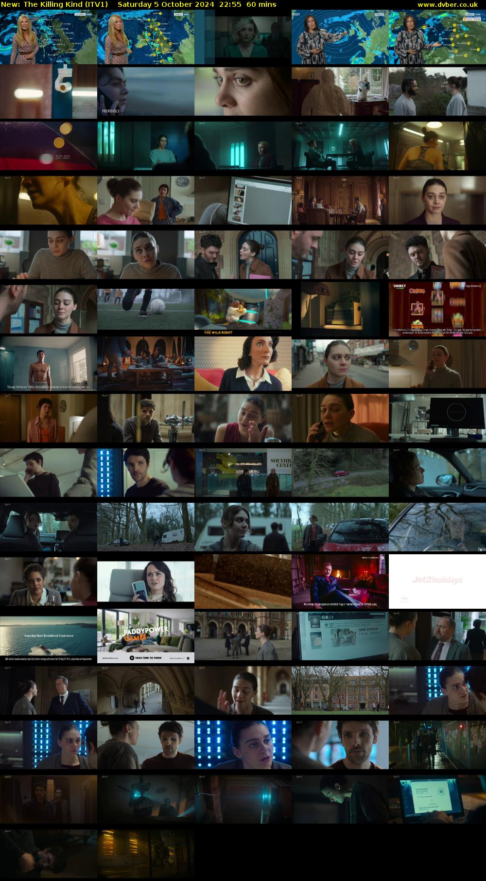 The Killing Kind (ITV1) Saturday 5 October 2024 22:55 - 23:55