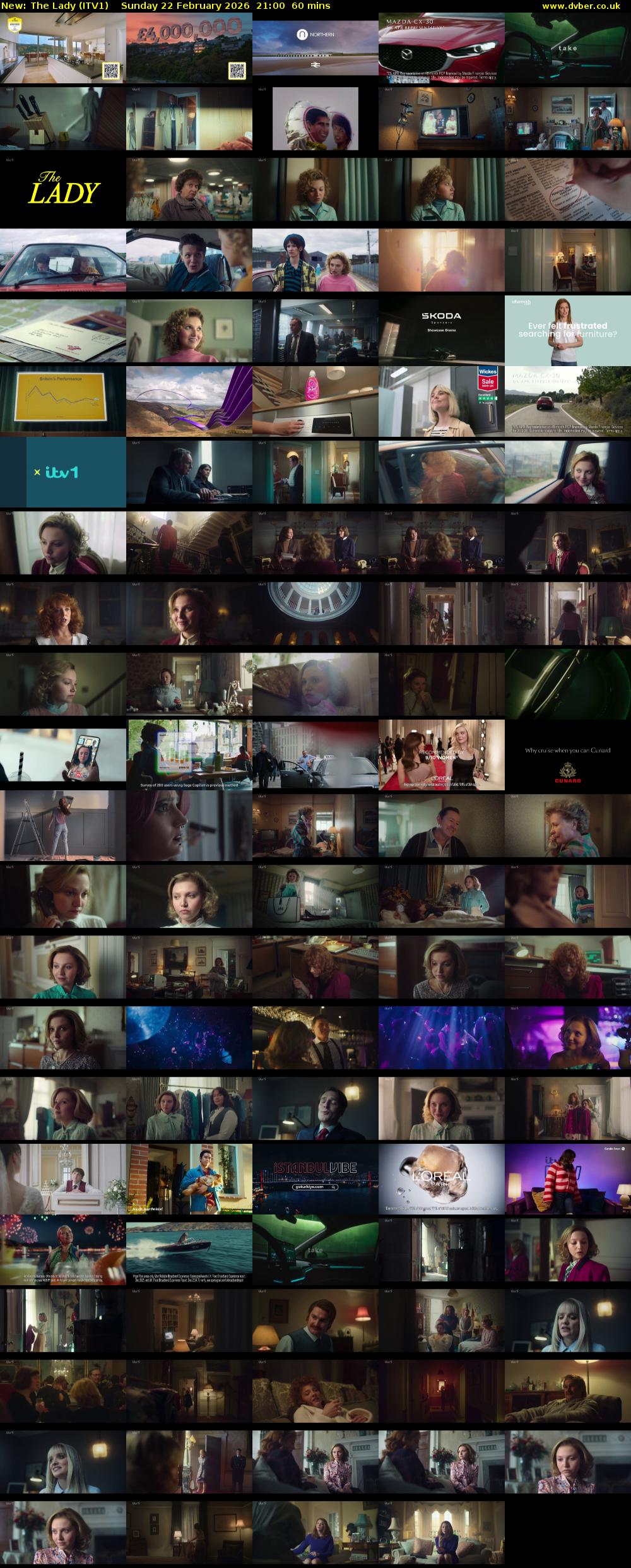 The Lady (ITV1) Sunday 22 February 2026 21:00 - 22:00
