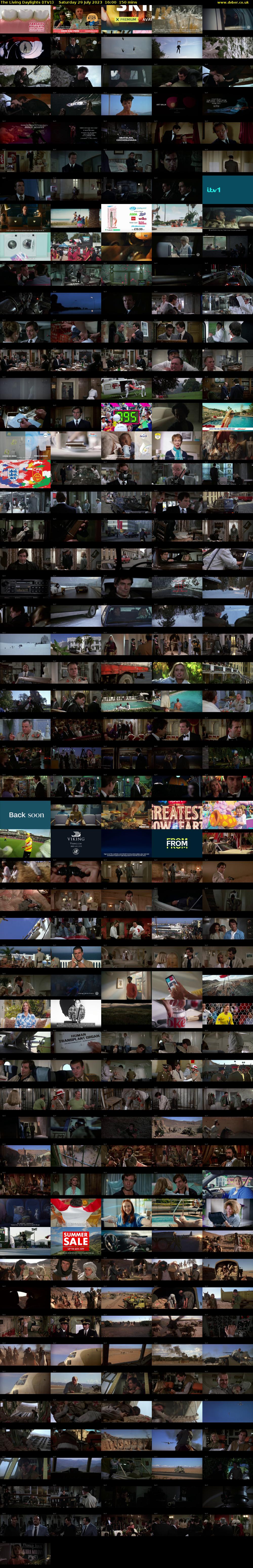 The Living Daylights (ITV1) Saturday 29 July 2023 16:00 - 18:30