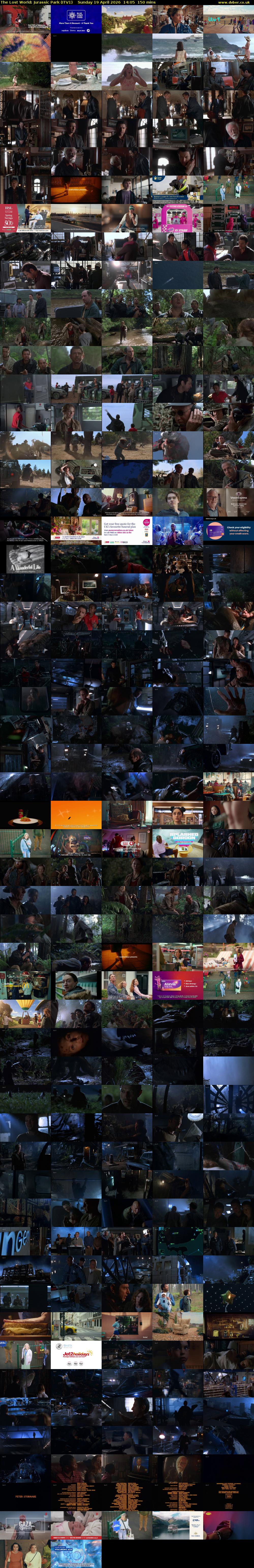 The Lost World: Jurassic Park (ITV1) Sunday 19 April 2026 14:05 - 16:35