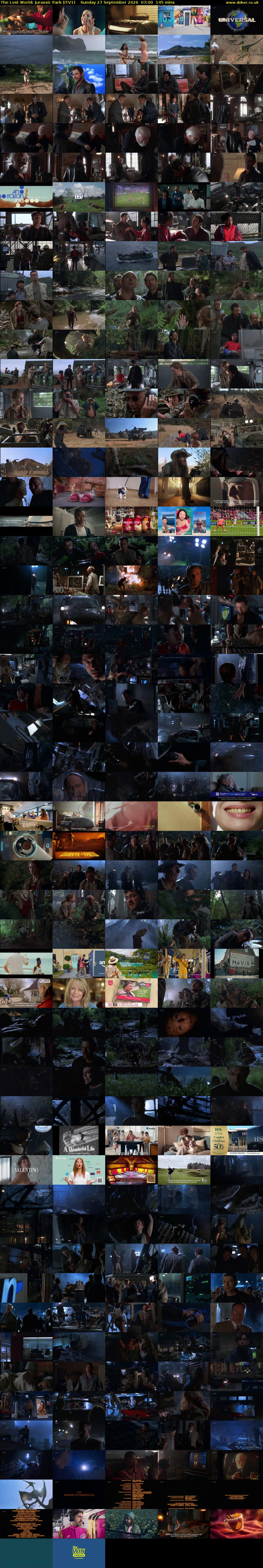 The Lost World: Jurassic Park (ITV1) Sunday 27 September 2026 07:00 - 09:25