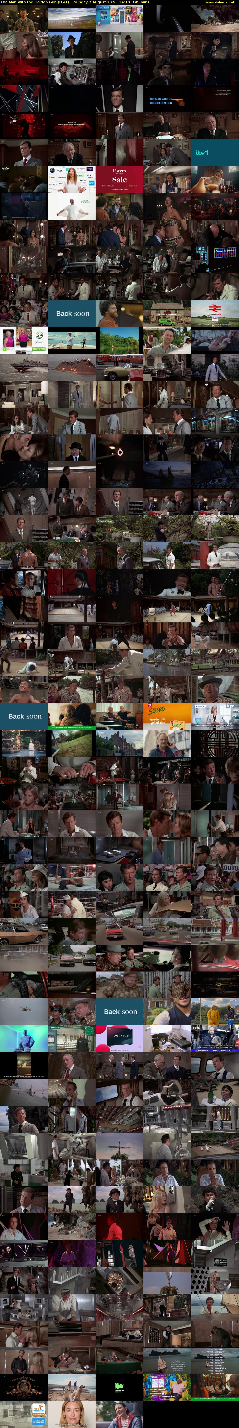 The Man with the Golden Gun (ITV1) Sunday 2 August 2026 14:10 - 16:35